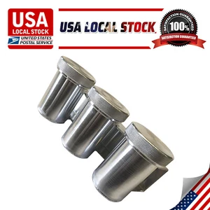 Natural AN-4 (4AN 7/16" x 20) Triple Aluminum Brake Clutch Fluid Reservoir Pot - Picture 1 of 8