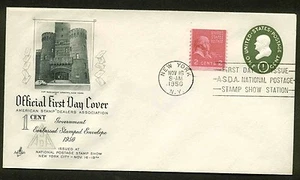 U532 1c FRANKLIN FDC NEW YORK, NY ART CRAFT CACHET - Picture 1 of 1