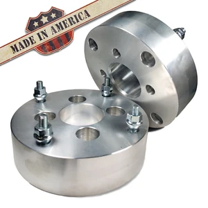 4x110 to 4x110 US Made Wheel Adapters 12x1.5 Studs Spacers x 4 hub 2" Thick - Picture 1 of 4