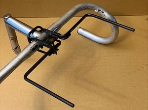 Manillar de turismo vintage bolsa soporte estante con abrazadera de vástago libre de herramientas - Imagen 1 de 18