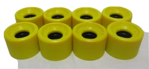 Kryptonics 8 J Ripper Gialle Ruote Skate Roller Di Precisione Made in USA NOS Sciolte - Foto 1 di 5