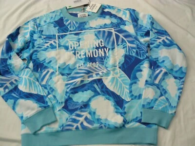 WOMEN'S NWT OPENING CEREMONY "LEAVES" SWEATSHIRT SIZE LARGE - Image 1 of 4