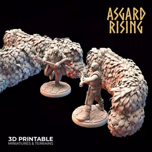 Hedge Bushs, Tabletop Fantasy RPG DnD Wargames Oggetti di scena Scatter Terrain, Diorama - Foto 1 di 14