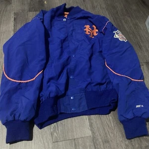Vintage Starter New York Mets Jacket Sz L - Picture 1 of 4