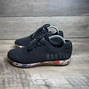 Nobull Outwork Unisex M7.5/W9 Training Shoes Black Daisy Floral Athletic Sneaker - Picture 1 of 10