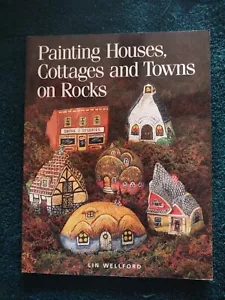 Painting Houses, Cottages And Towns On Rocks By Wellford 1996 L3 - Picture 1 of 1