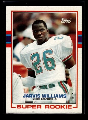 1989 Topps #291 Jarvis Williams RC (VG)(FTB) - Image 1 of 2