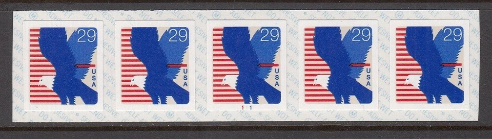 USA PNC SC# 2598B BLUE EAGLE 29c. S.A. SPACE MNH PL# 111 UPRIGHT BACKING - Image 1 of 1