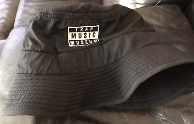 Trap Music Museum *Rare Black Round Bucket Hat Ti 2Chains Gucci Mane Hip Hop - Image 1 of 4