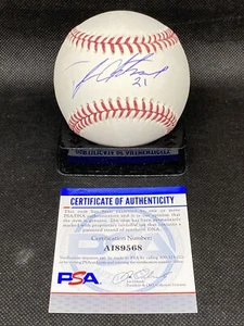 Tyler Chatwood Rockies Signed Rawlings Official Major League Baseball ~ PSA COA - Picture 1 of 5