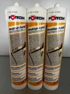 3x Förch Strukturacryl weiss 310ml - Bild 1 von 3