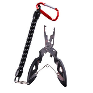 Lure Pliers Aluminum Alloy Fish Grabber With Scale Holder Hook Remover