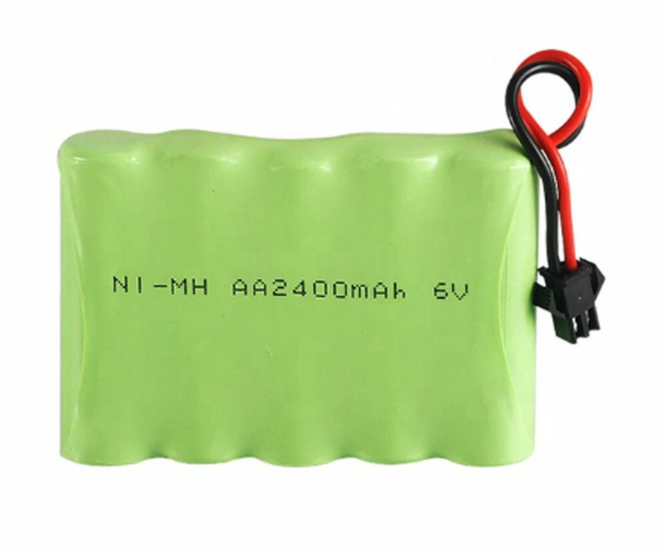 NI-MH Max Performance Akku, 6 V, Volt, 2400 mAH, SM Plug, Slowly, HBX Stecker - Bild 1 von 2