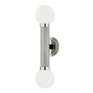 Hudson Valley Lighting 5102-PN Reade 2 Light 22" Tall LED Wall Sconce, Polished  - Picture 1 of 2