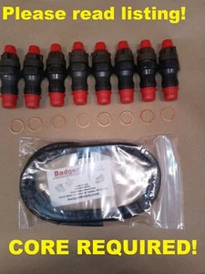 Rebuilt 83-88 6.2l Non Turbo Diesel Fuel Injectors 62 GMC Chevy injection - Picture 1 of 14