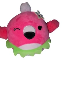 Squishmallows Cookie 5" Hot Pink Flamingo Hula Grün Rock Mystery Tasche - Bild 1 von 3