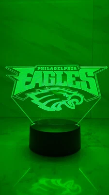 Коллекционная подарочная светодиодная лампа Philadelphia Eagles Jalen Hurts детские игрушки - Изображение 1 из 4