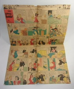 1937 Zeitungs-Comic Die Liebesvögel & Etta Kett & Vignetten des Lebens Lynd - Bild 1 von 7
