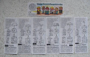 Juego BPZ ""Pequeño artista de la transformación"" 1997 las 6 VARIANTES con barra negra - Imagen 1 de 1