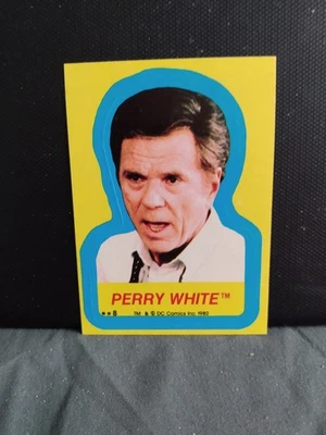 1980 Topps * Superman Stickers * Perry White - 8 - Image 1 of 2