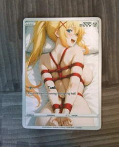 Hermosa Tarjeta Waifu - Oscuridad - Diosa ACG Personalizada Hágalo Usted Mismo Fan Art Tarjeta - Imagen 1 de 1