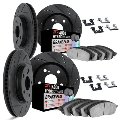 For Lexus LS400 91-92 Brake Kit DFC Drilled & Slotted Front & Rear Brake Kit w - Изображение 1 из 4