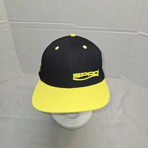SPRO Flat Bill Snapback Fischerhut gelb/schwarz verstellbar Druckknopf Trucker neu ohne Etikett - Bild 1 von 6