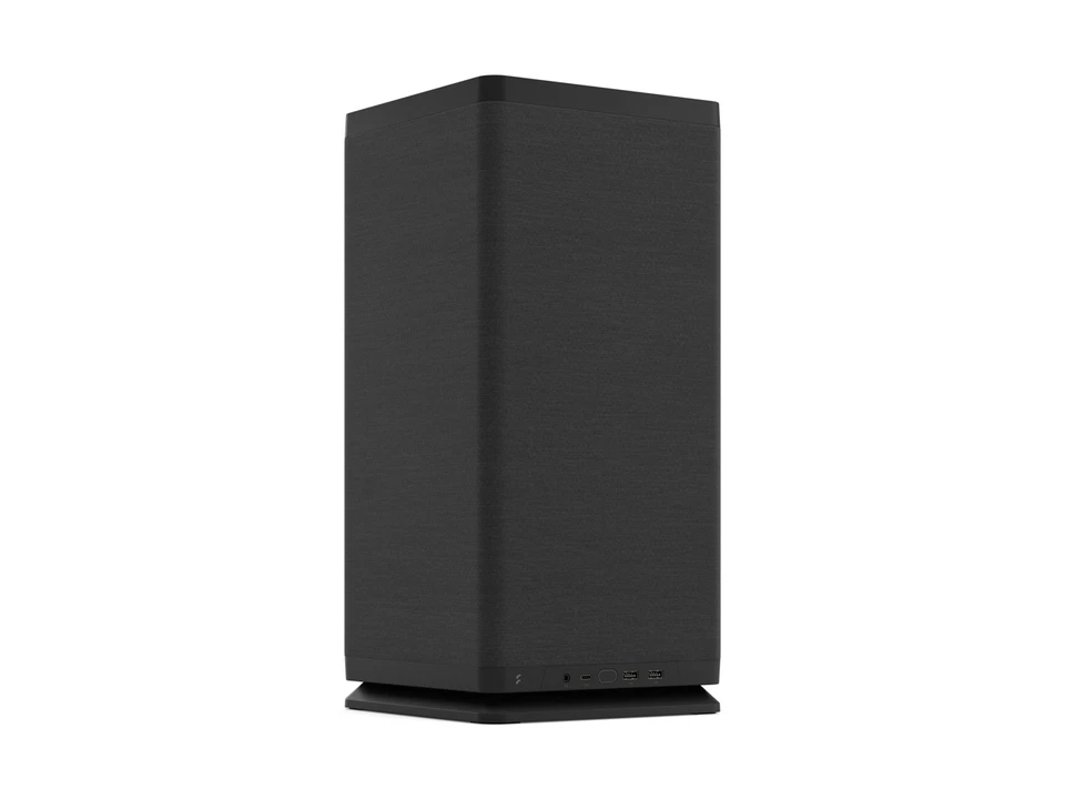 Funda PC Fractal Design Mood Black Mini-ITX factor de forma pequeño con elevador PCIe 4.0 Foto 1 de 4