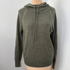 Garnet Hill Damen Kaschmir Kapuzenpullover Gr. Small Pullover minimalistisch Capsule - Bild 1 von 8