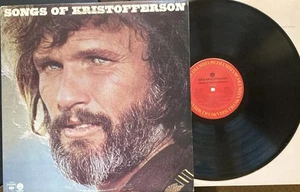 Songs Of Kris Kristofferson 70's vinyl - Picture 1 of 6