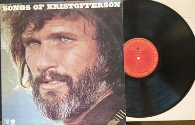 Songs Of Kris Kristofferson 70's vinyl - Image 1 of 4