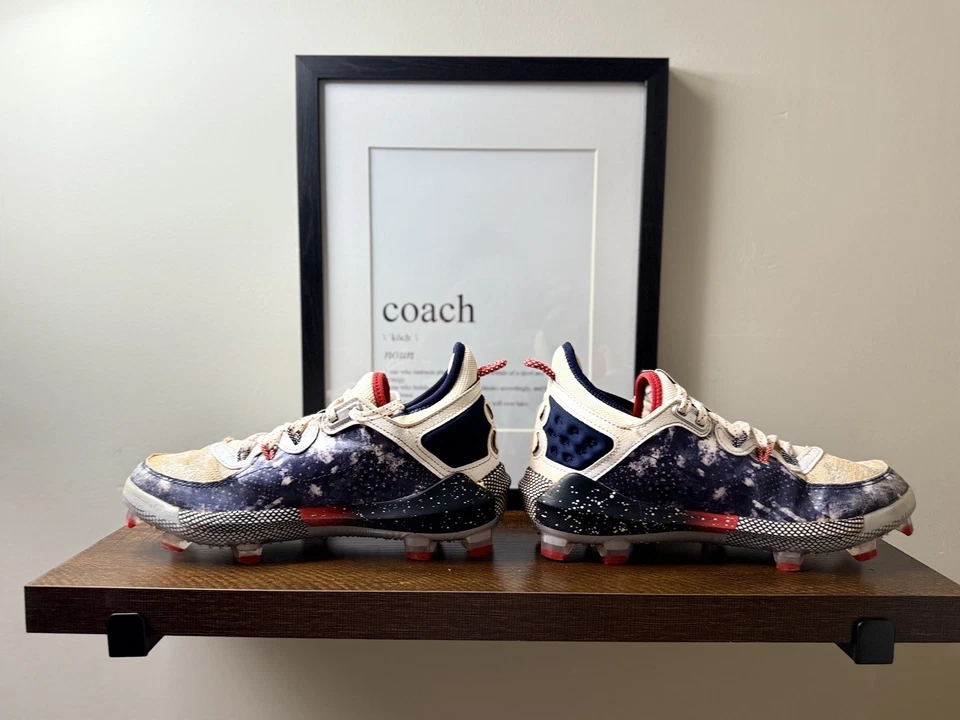 7.5m - Under Armour Harper 8 Elite TPU USA  Baseball Cleats [3027014-100] - Image 1 of 4