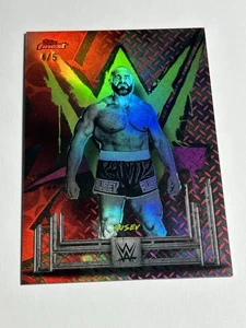 2025 WWE Topps Finest Rusev Red Refractor /5 Uncommon - Picture 1 of 11