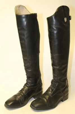 Ariat Monaco Women Size 9 B 40 M Tall Reg Calf Leather Back Zip Field Boot 53115 - Image 1 of 4