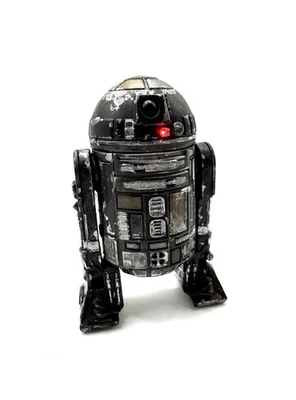 Figura de acción personalizada Star Wars Black R2 Unit con iluminación LED recargable Foto 1 de 4