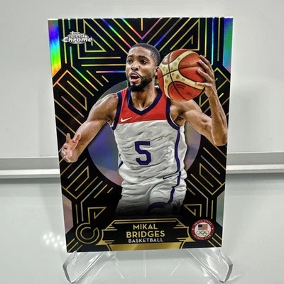 2024 Topps Chrome U.S. Olympic - Athlete Nouveau SSP RARE - Image 1 of 3