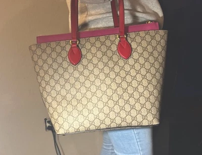 Gucci GG Supreme tote bag. - Image 1 of 4