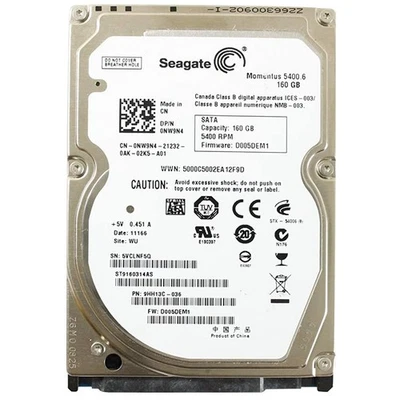 Hard Disk 160gb Seagate SATA 2,5 " Internal Momentus St9160314as No Refurbished - Image 1 of 2