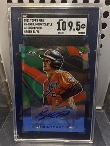 2021 Topps Fire - Autographs Ryan Mountcastle #AV-RM Green /75 (AU, RC) SGC 9.5 - Picture 1 of 2
