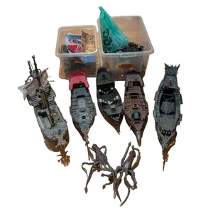 Huge Job Lot Of Mega Bloks Pirates Of The Caribbean Bundle Ships Mini Figs POTC - Picture 1 of 7