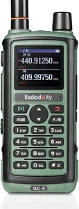 Escáner de radio digital de mano policía de bomberos VHF FM EMS Ham transceptor de 2 vías doble - Imagen 1 de 9