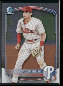 Bowman #BCP-54 2025 Aidan Miller Chrome Prospects Philadelphia Phillies - Imagen 1 de 2