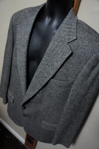Vintage Brooks Brothers 41 L Wolle Fischgrätmuster 2 Knopf Sport Blazer Jacke Vintage - Bild 1 von 15