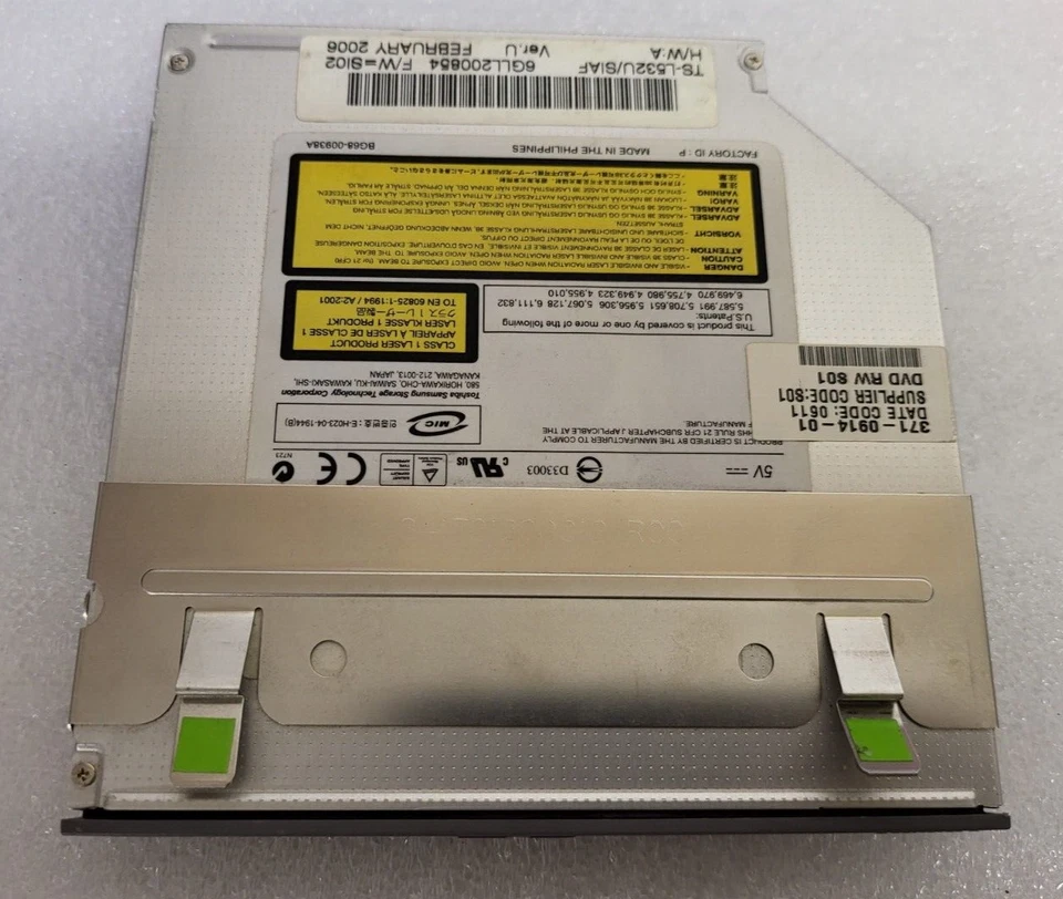 Sun 371-0914 (X7413A) SLIMLINE 8X DVD-WRITER 4z TESTED US SELLER 371-0914-01 - Image 1 of 3