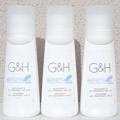 X Amway G&H protect+ Deodorant & Anti-Perspirant Roll-On 100 ml 1/3PCS New UK