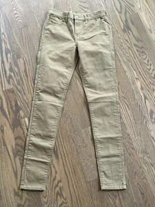 Women Levi's Jeans Biege 720 High Rise Super Skinny W28 L32 28x32 NEW - Picture 1 of 11