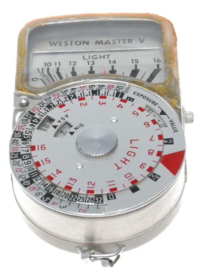 Weston Master V Stainless steel hand held light exposure f/stop meter used - Image 1 of 1