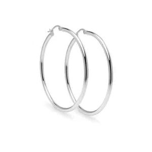 Orecchini a cerchio in argento 925 nickel free - Imagen 1 de 3