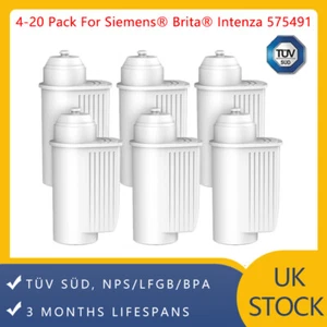 4-20X Water Filter Compatible with Brita Intenza for Siemens EQ.3 EQ.6 EQ.7 EQ.9 - Picture 1 of 16