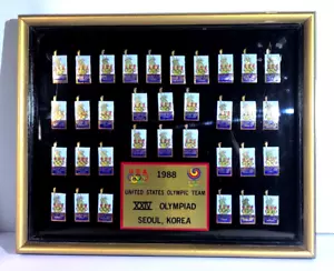 1988 United States Olympic Team Seoul, Korea Official Sports Pin Set, Ltd. Edtn - Picture 1 of 8